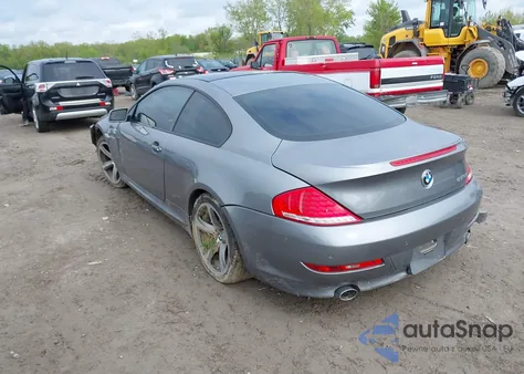 2008 BMW 650I из США, поврежденный, VIN WBAEA53538CV91830